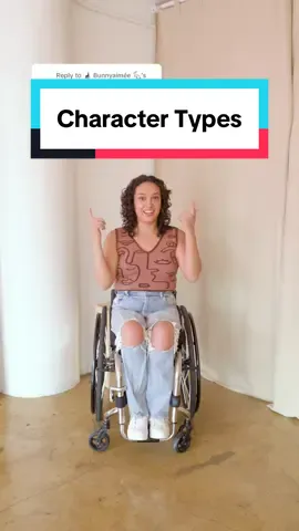 Replying to @👩🏼‍🦽 Bunnyaimée 🐇 my character archetypes! Which one is your favorite?? #disabledactor #actorslife #disabilityrepresentation #castme #characters #laactor 