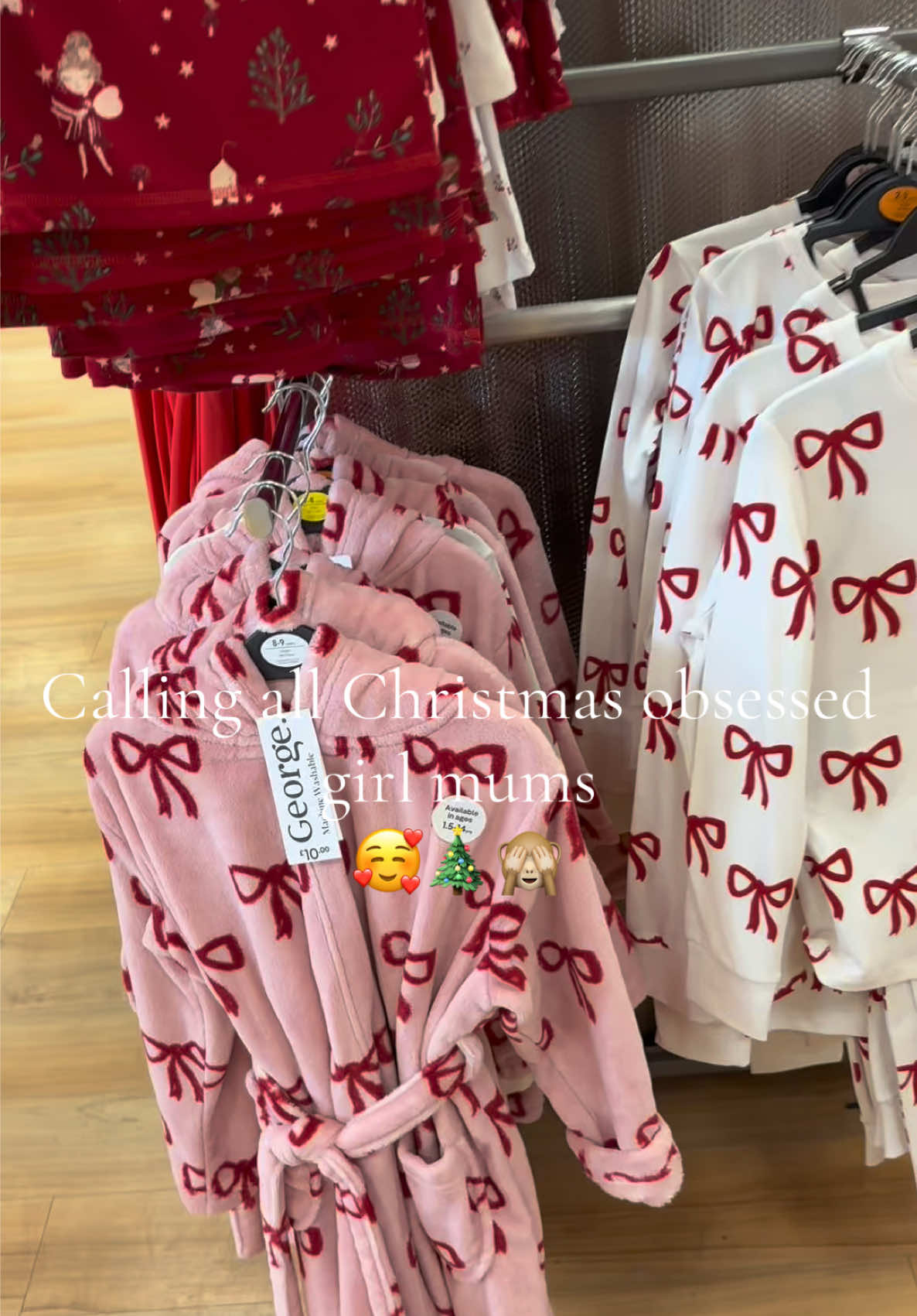 @George At Asda slaying with the early Christmas clothes for little girls 🥹🎄 I’m sat. Ready for the net few months 🎄🎅🏻☃️✨ #christmascountdown #christmas2025 #girlmama #toddlermama #toddlerclothes 