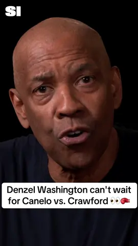 Denzel Washington is hyped for this one 🔥 #denzelwashington #canelo #terencecrawford 