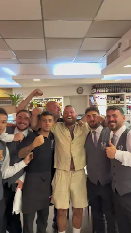 WITH THE 🐐 ristorante Ciro a mergellina #connormcgregor 🦁🦁🦁