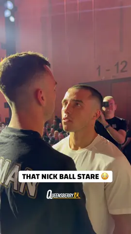 Nick Ball stares into Sam Goodman’s soul 😳