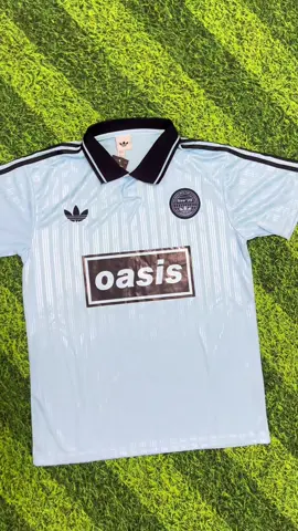 2025 New Release: Oasis × adidas Collaborative Football Jersey #Oasis #OasisGreenOasis #NoelGallagher #LiamGallagher #OasisBand    