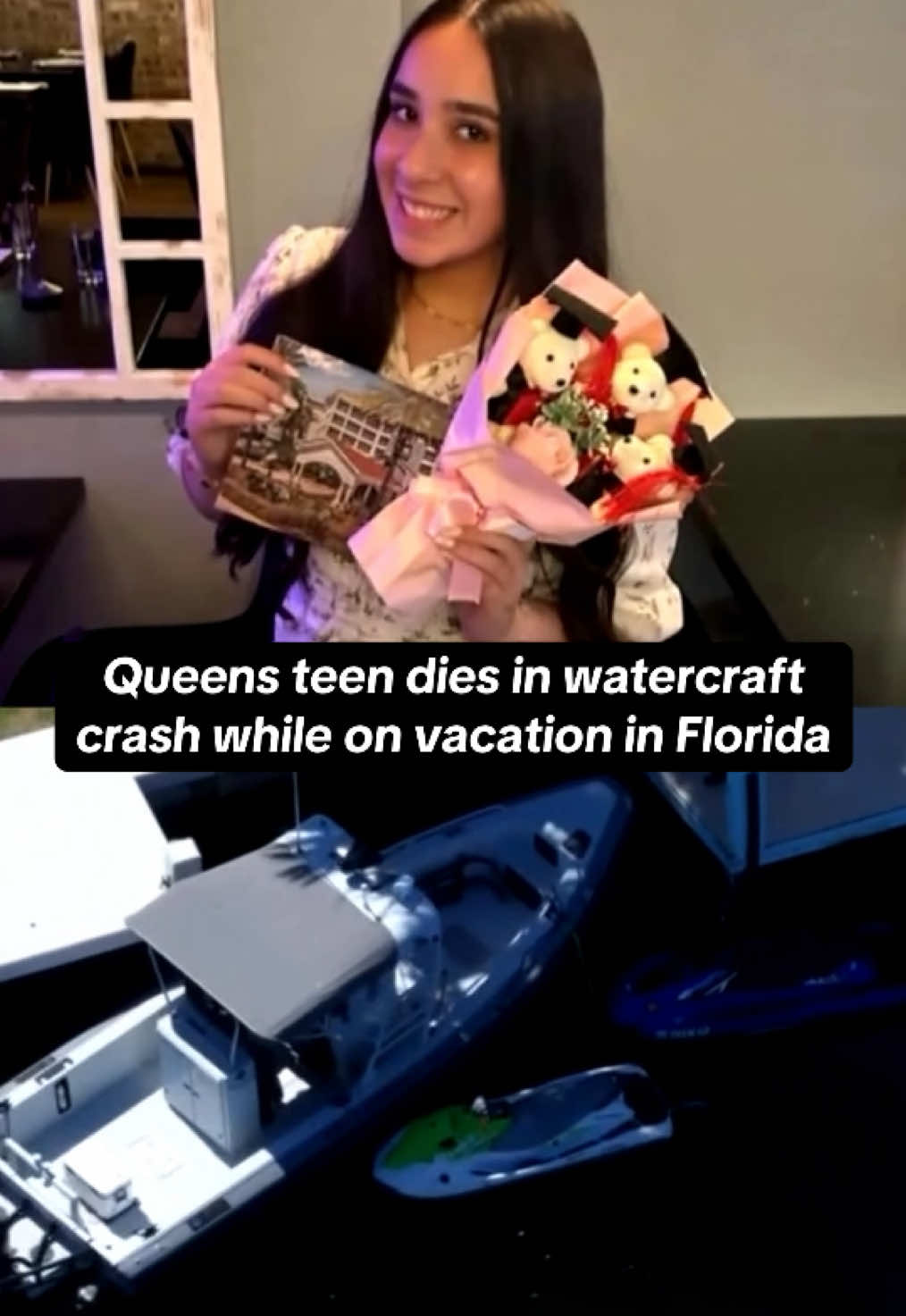 The Kew Gardens, Queens community is mourning the loss of a 13-year-old girl who lost her life Tuesday in a personal watercraft accident in Fort Lauderdale. Her older sister was also critically injured during the incident and remained hospitalized, officials said. Rachel Nisanov's parents surprised her with a trip to South Florida as a graduation present, her brother, Yonah Nisanov, said. Read more at our link in bio. #kewgardens #queens #newyork #fyp 