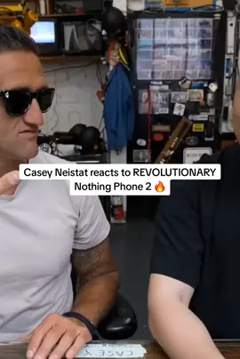 Casey Neistat reacts to NOTHING Phone 2 #nothing #phone #fyp #you #revolutionary 