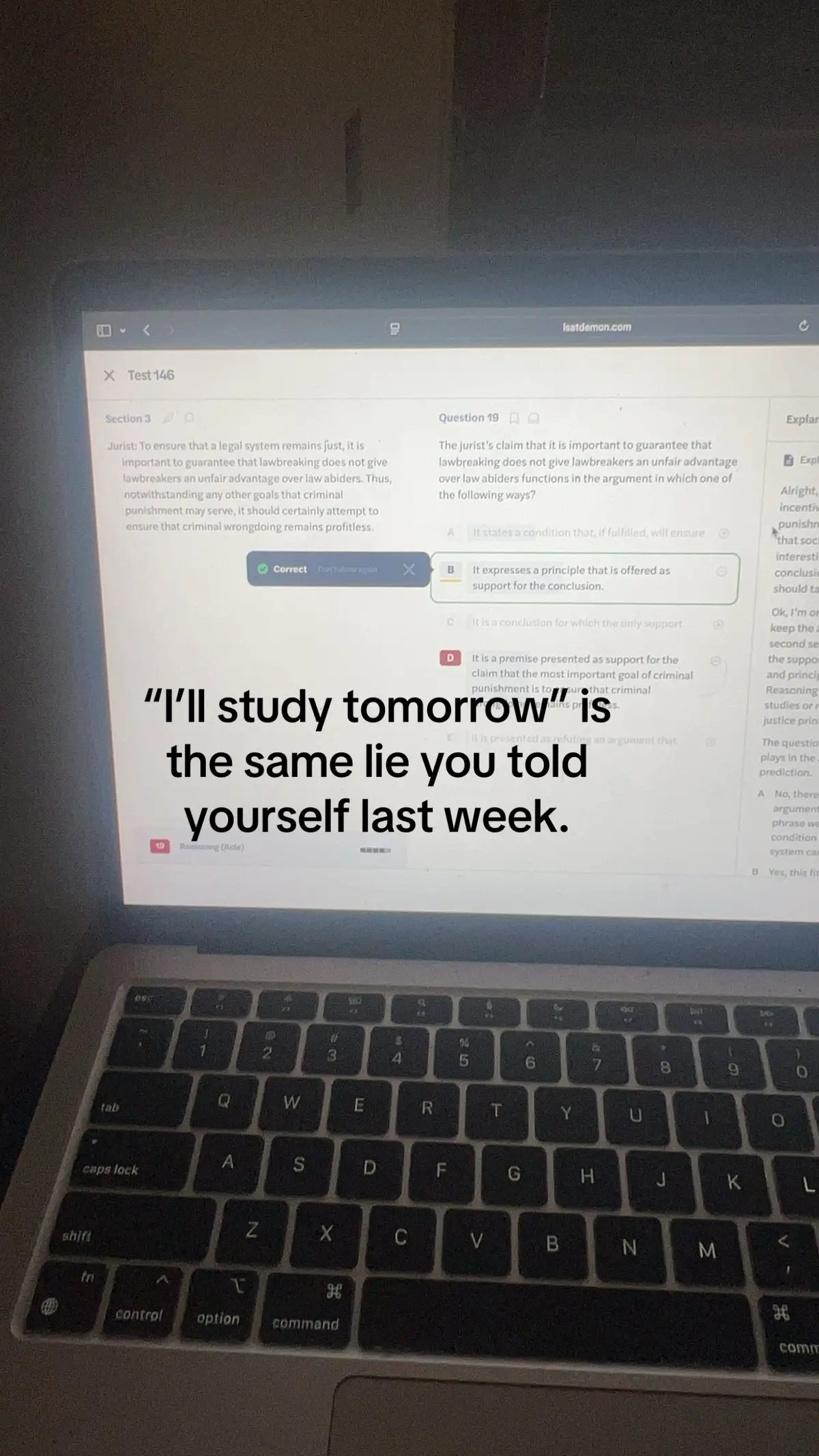 🙄 #lsat #lawstudent #fyp #futurelawyer #lsatprep  