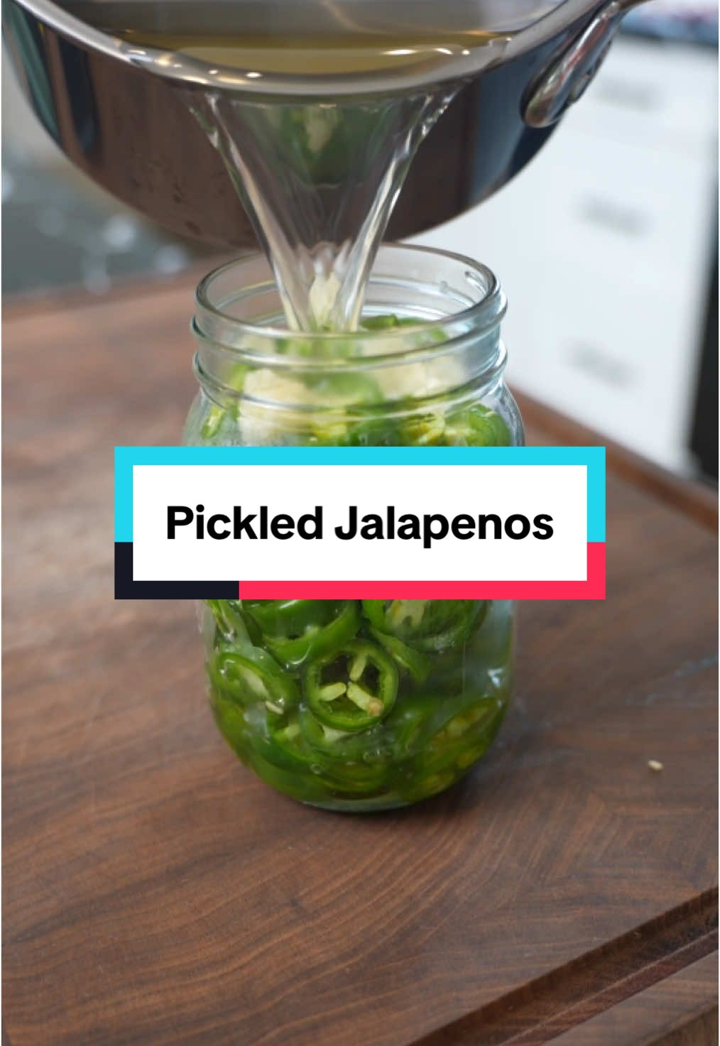 How to pickle jalapeños #pickledjalapenos #pickles #jalapenos  