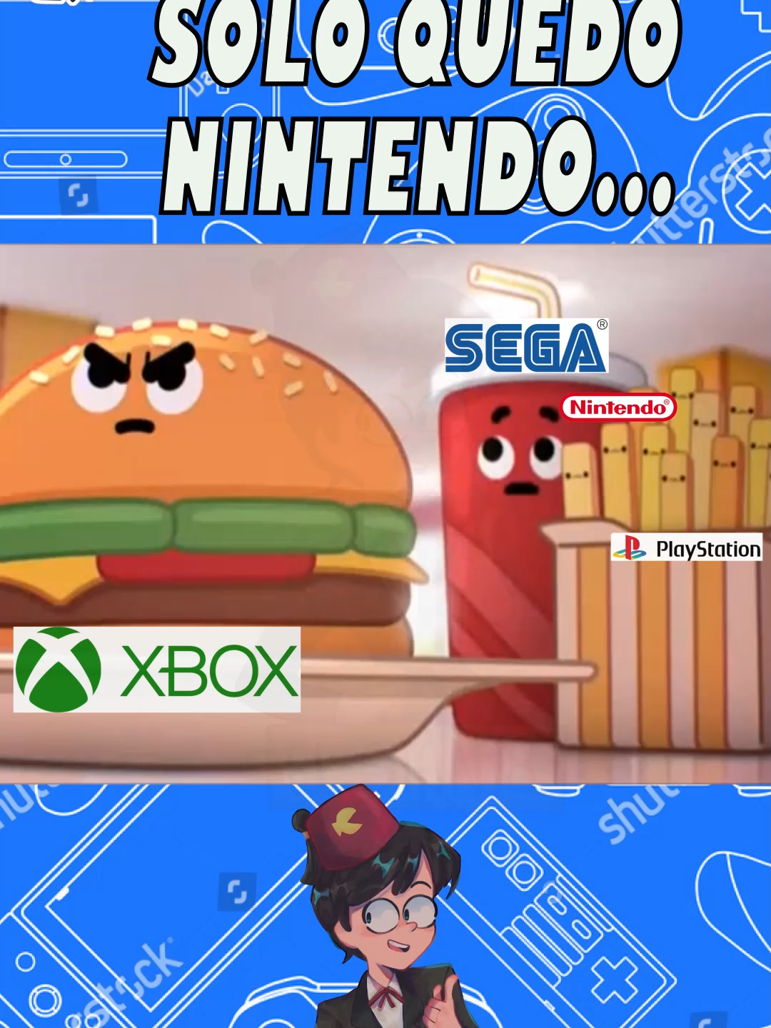 Y al Final solo quedo Nintendo... 😔😔🎮🎮 . . . #playstation #xbox #sega #nintendo #videojuegos #viraltiktok #videoviral