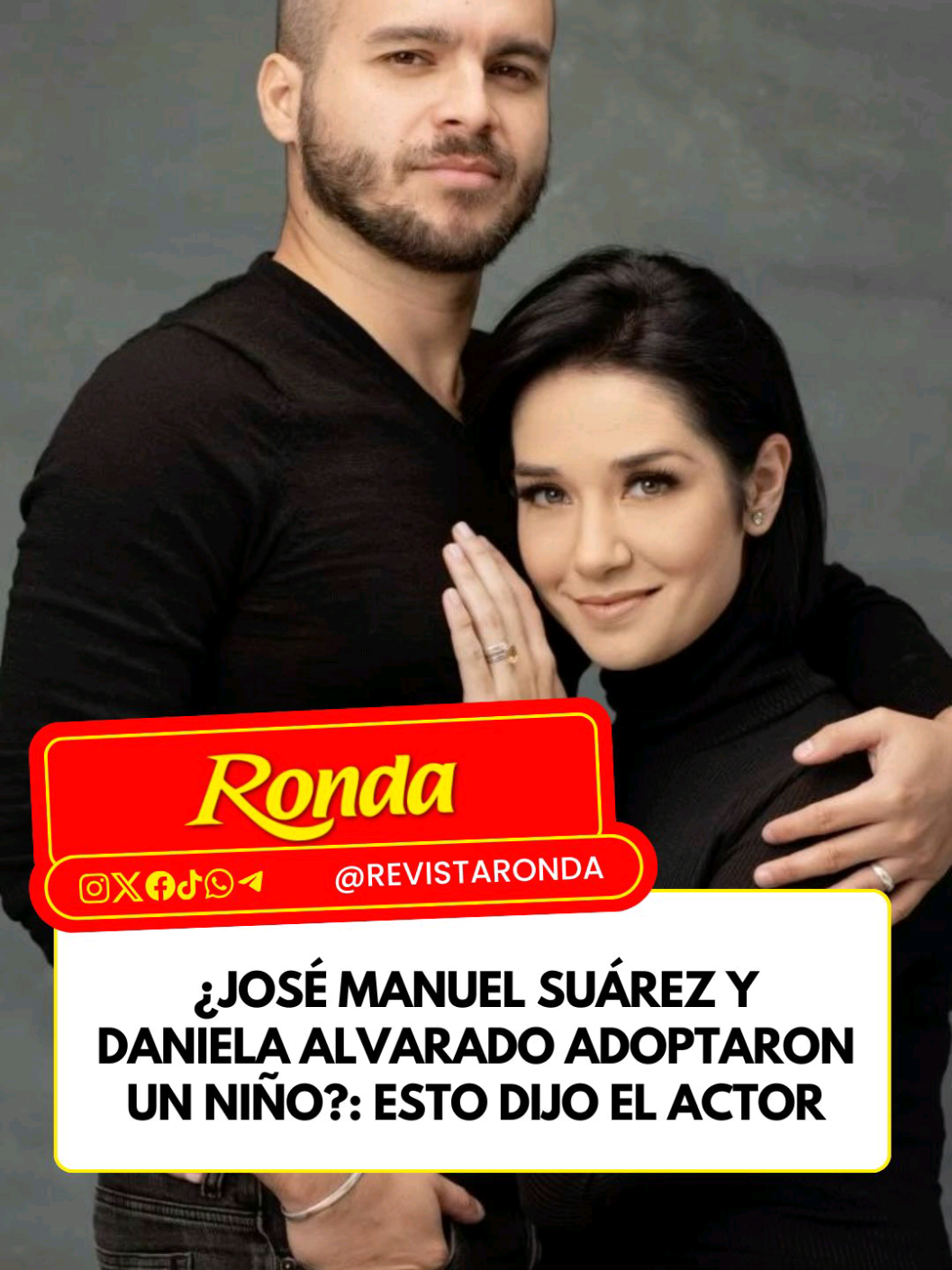 El actor venezolano @José Manuel Suárez aclaró todos los rumores sobre la supuesta adopción de un niño junto a su esposa, la actriz Daniela Alvarado, durante una entrevista para La BrújulaTV. 🫢⁉️👀👨‍👩‍👦 #RevistaRonda #RondaNoticias #josemanuelsuarez #danielaalvarado