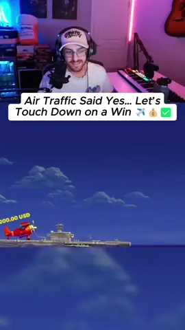 he gave permission  #approve #plane #planegame #landing #pilot 