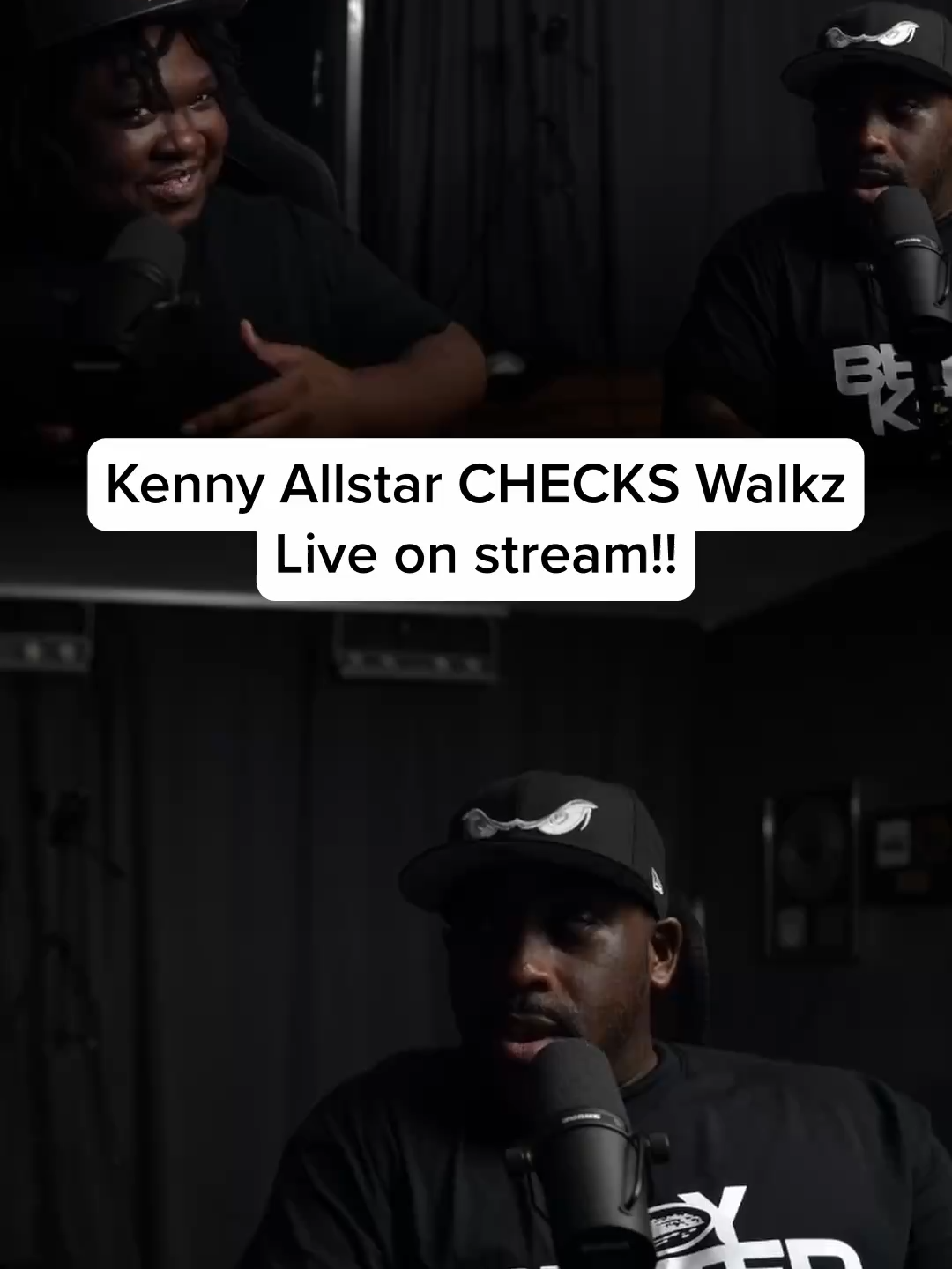 Kenny Allstar Checks Walkz live on stream!! @kennyallstar #kennyallstar #interview #prodbywalkz #prodbywalkzclips #walkz