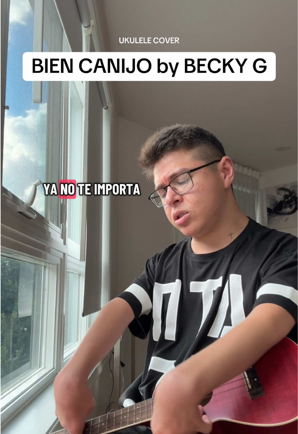 How I Play Ukulele with a Disability: Bien Canijo (Becky G Cover) #UkuleleCover #Disability #BeckyG 