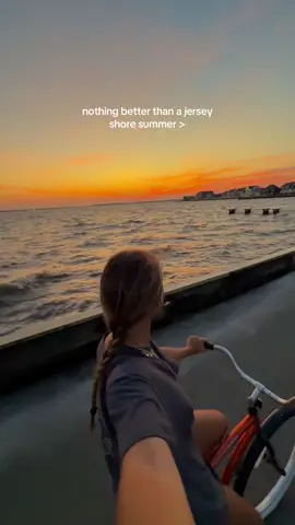 who agrees ? #nj #jerseyshore #sunset #eastcoastsummer #bike #bikeride #views #sunsetview #Summer #summervibes #summerlife #jerseyshoresunset #seaside 