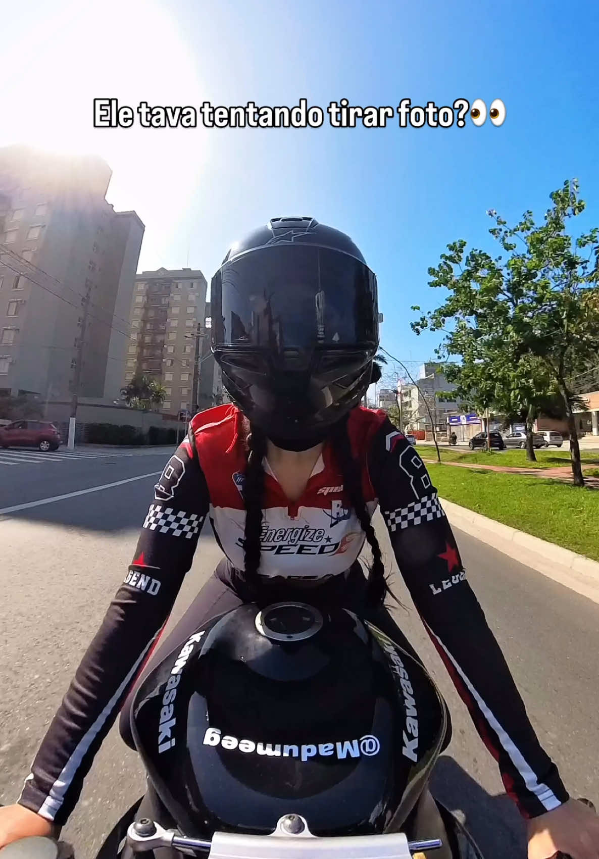 As reações juntas no final do vídeo 🥹💖🤏🏼 #videoviral #motogirl #motos #motorcycle #foryou 