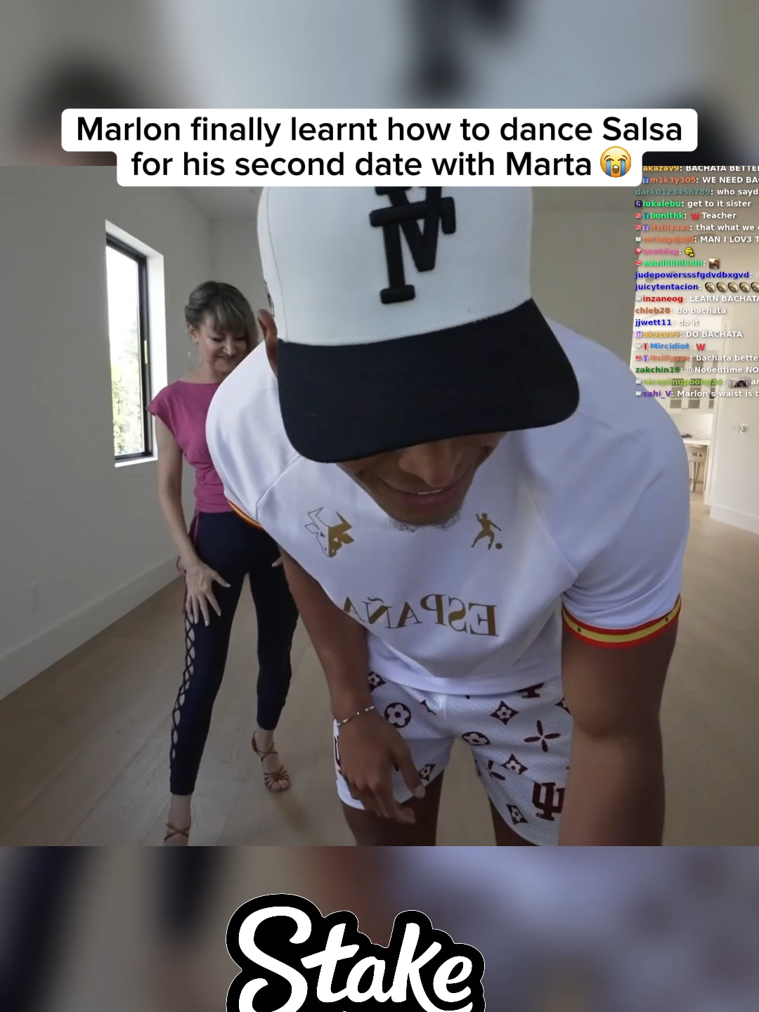 Marlon finally learnt how to dance Salsa for his second date with Marta 😭❤️ #marlon #mar3lg #fyp #martadiaz