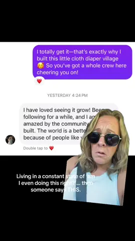 Running a business is basically 50% doing the work and 50% wondering if you’re totally messing it up… until your people remind you you’re exactly where you should be. 💚 #MomLifeUnfiltered #SmallBusinessMom #RelatableMomContent #MomLifeInMy20s #ClothDiaperLife #SmallBizTok #MomTok #MomLifeStruggles #SmallBusinessOwner #MomBossLife #MillennialMom #GenZMom #BusinessOwnerLife #RelatableTikTok #MomContent