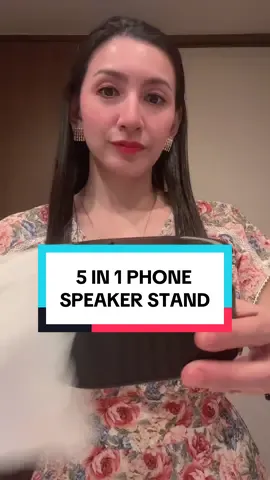 5 in 1 Phone Speaker Stand 3000mAh #ワイヤレスオーディオスピーカー #スマホスタンド #phonestandwithspeaker #colorfulambientlight #wirelessspeaker 