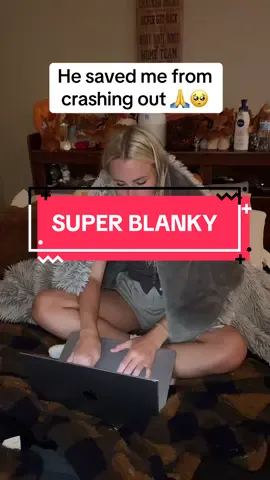 Super Blanky saved me 😮‍💨 #superblanky #wearableblanket #coldweather #winter #deals 