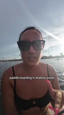 I thought I saw a horse conch but I didn’t :/ #paddleboard #paddleboarding #stpetersburg #floridalife #florida 