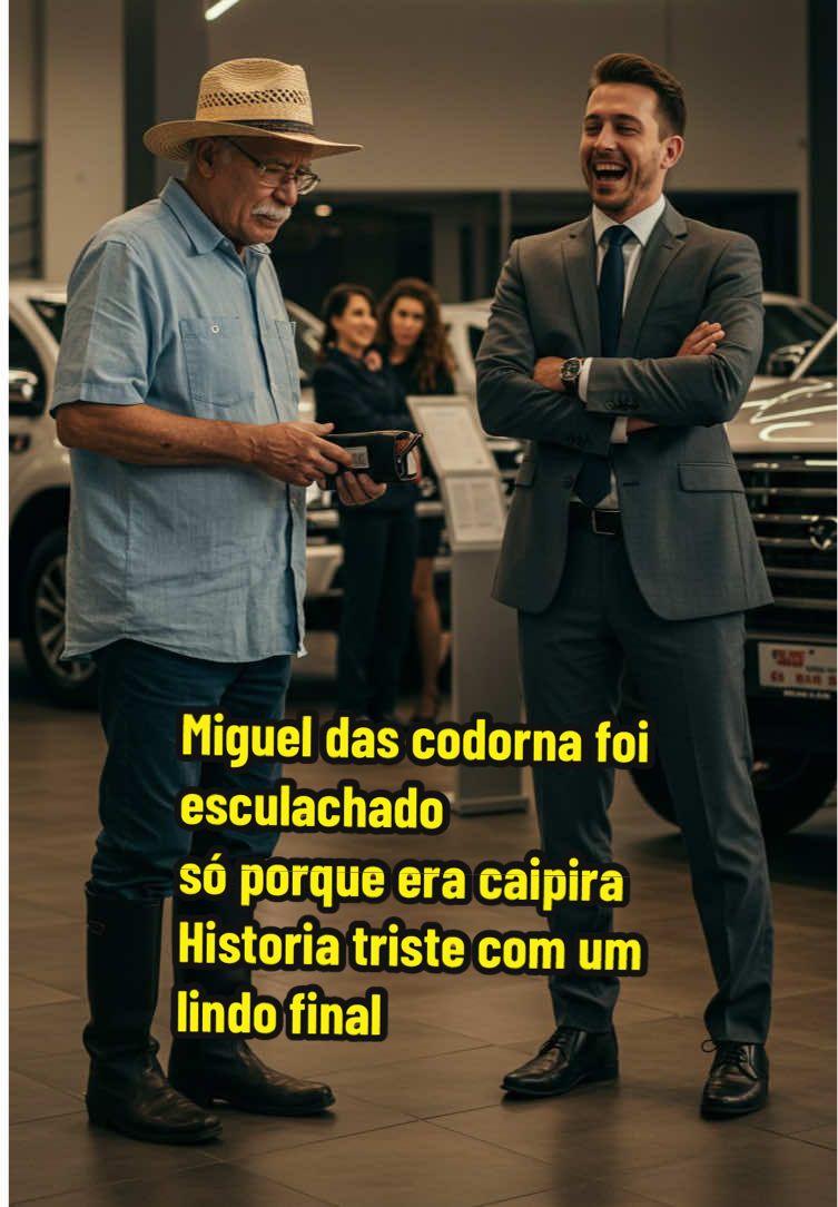 Miguel das codorna foi esculachado só porque era caipira e queria comprar um carro😢 Historia triste com um lindo final #reflexao #fe #milagre #superacao #oracao 