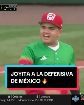 ¡DOBLE PLAY DE MÉXICO! 🔥 Disfrútalo x ESPN y #DisneyPlus 🌟  #TikTokDeportes #llws #mexico #baseball 