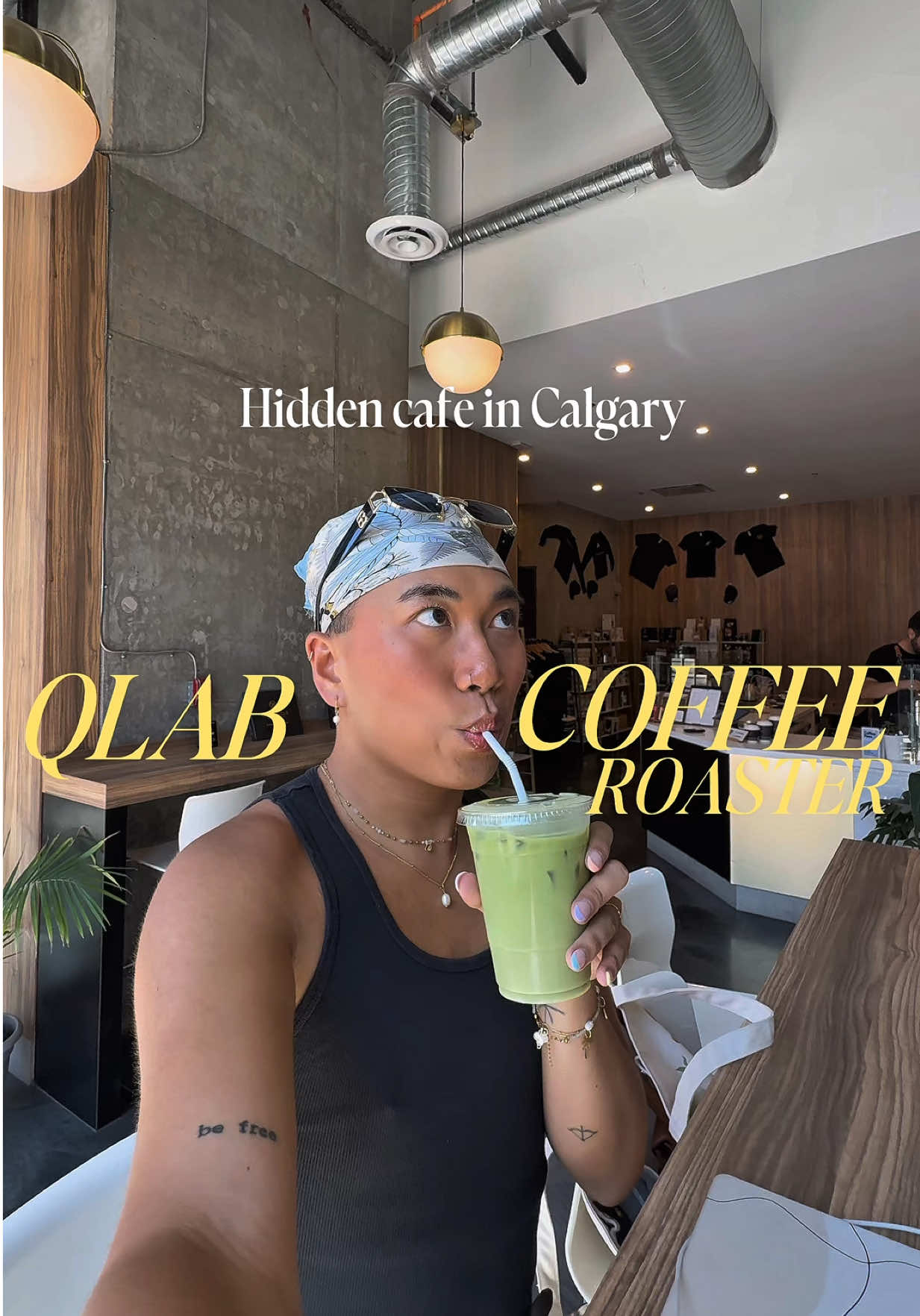 Psst! Another new hidden gem cafe has been found in Calgary! 🤩🍵 @Mary Beatrice  📍 Qlab by Chronicle Coffee Roasters, 16 Avenue Southwest, Calgary, AB #coffeeshops #yyc #calgary #fyp #cafe 
