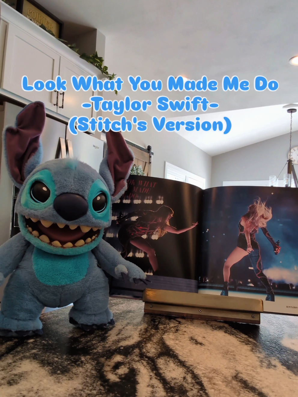 Look What You Made Stitch Do... He saw the @Taylor Swift announcement. Who knew Stitch was a Swiftie?  PUMPED for Taylor Swift's NEW ALBUM 