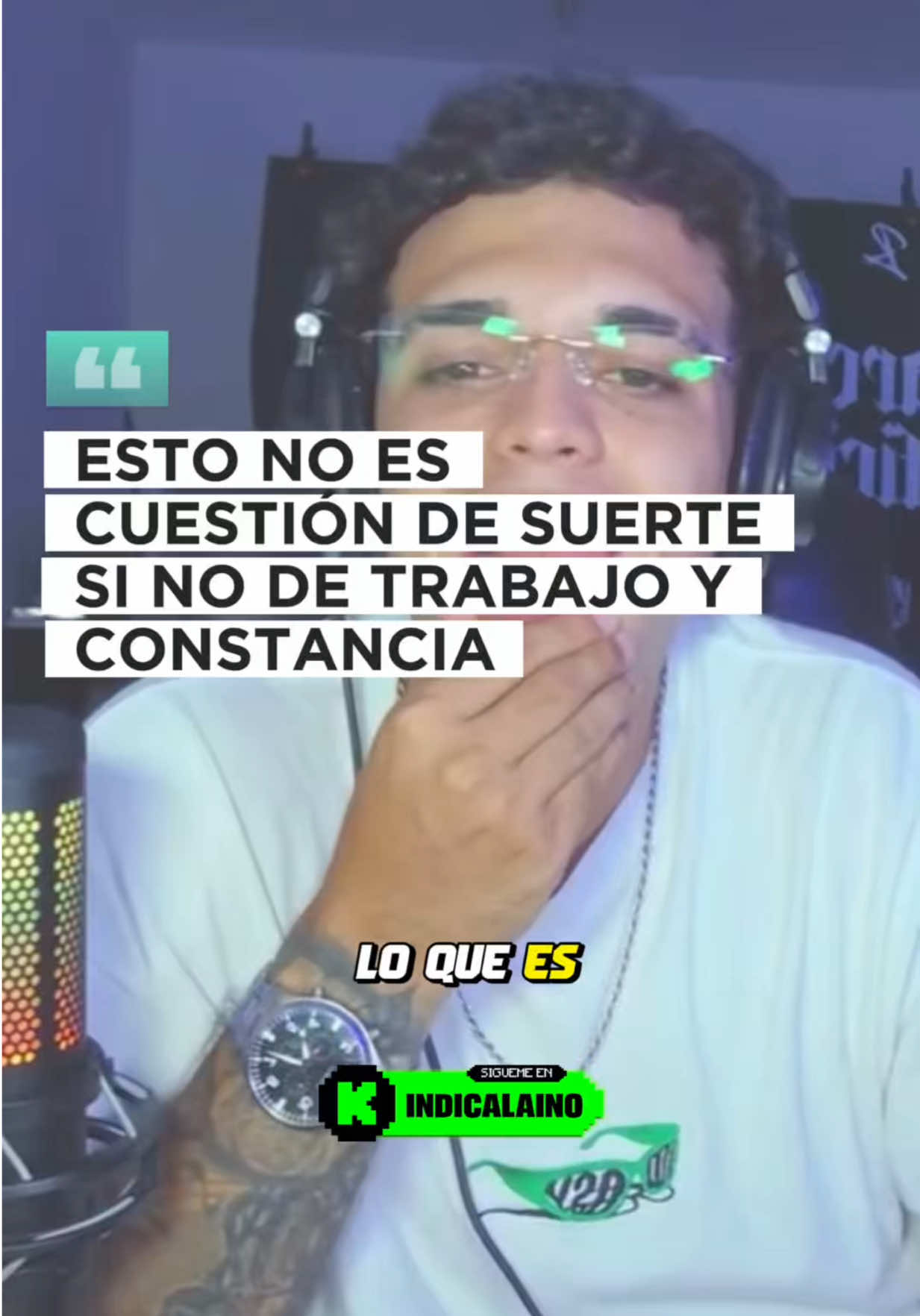 Esto no es cuestión de suerte, si no de trabajo, disciplina y constancia @IndicaLaino #fyp #paratiiiiiiiiiiiiiiiiiiiiiiiiiiiiiii #viral #reels #clips 
