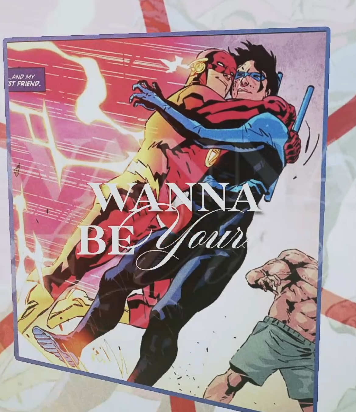 Looks around… just practicing #birdflash #birdflashedit #wallywest #nightwing #edit edits dc dccomics wallywestedit nightwingedit richardgrayson theflash ae . the limit wont stop me.  TEXT IB/RM: ROSWRIA  🎵: i wanna be yours