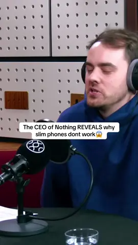 The CEO of nothing thinks slim phones dont work #nothing #tech #iphone #phone #samsung 