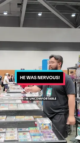 This Deal Made Him UNCOMFORTABLE! Showcasing a deal at the Front Row Card Show - full video on my YouTube channel! #pokemon #vendor #vendorpov #pokemoncards