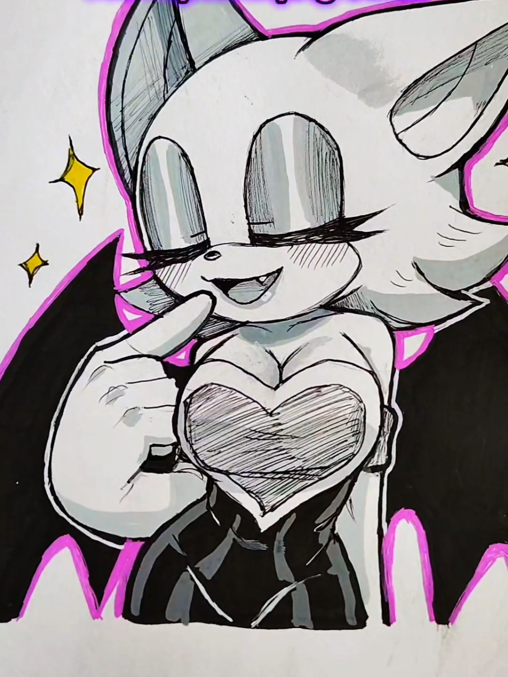 I mean is he wrong #sonicthehedgehog #rougethebat #shadowthehedgehog #drawing #shadouge 