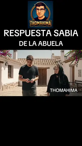 Abuela, le da un consejo a su nieto que está bastante preocupado. La respuesta de la mujer mayor no te dejará indiferente..  #fyp #paratiiiiiiiiiiiiiiiiiiiiiiiiiiiiiii #veo3 #sabiduria #inteligenciaartificial 