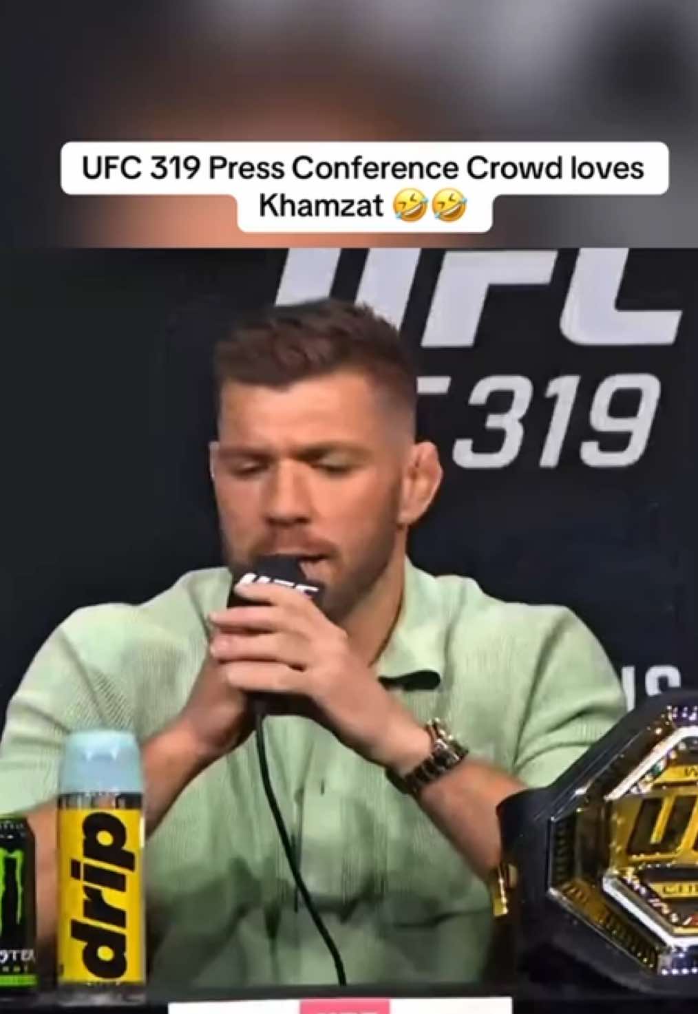 UFC 319 crowd is LOUD!