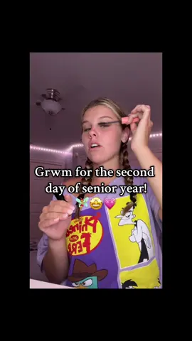 Day two of senior year! #fyp #school #grwm #second 