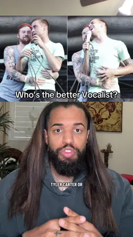 Are you Team Jonny or Team Tyler? Let’s talk about below ⬇️ 👇🏽  #jonnycraig #tylercarter #fyp #debate #metalcore 