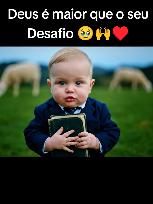 Deus é maior que o seu desafio! #status #oração #veo3  #Deus #motivação 