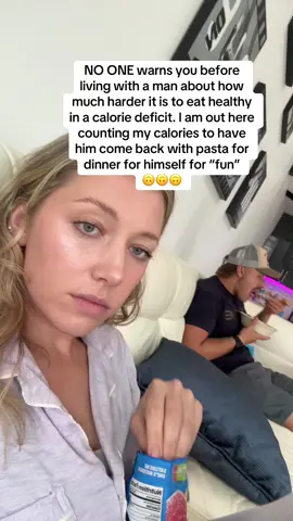 Then you try eating healthy together... he lost 15 lbs, I gained 5 😭😭😭 #boyfriendgoals #relationshipgoals #couplegoals #couplehumor #girlproblems  
