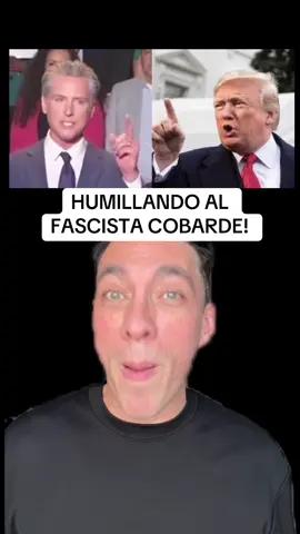 Gavin Newsom destruye al fascista cobarde #noticias #trump #gavinnewsom #california #hispanic 