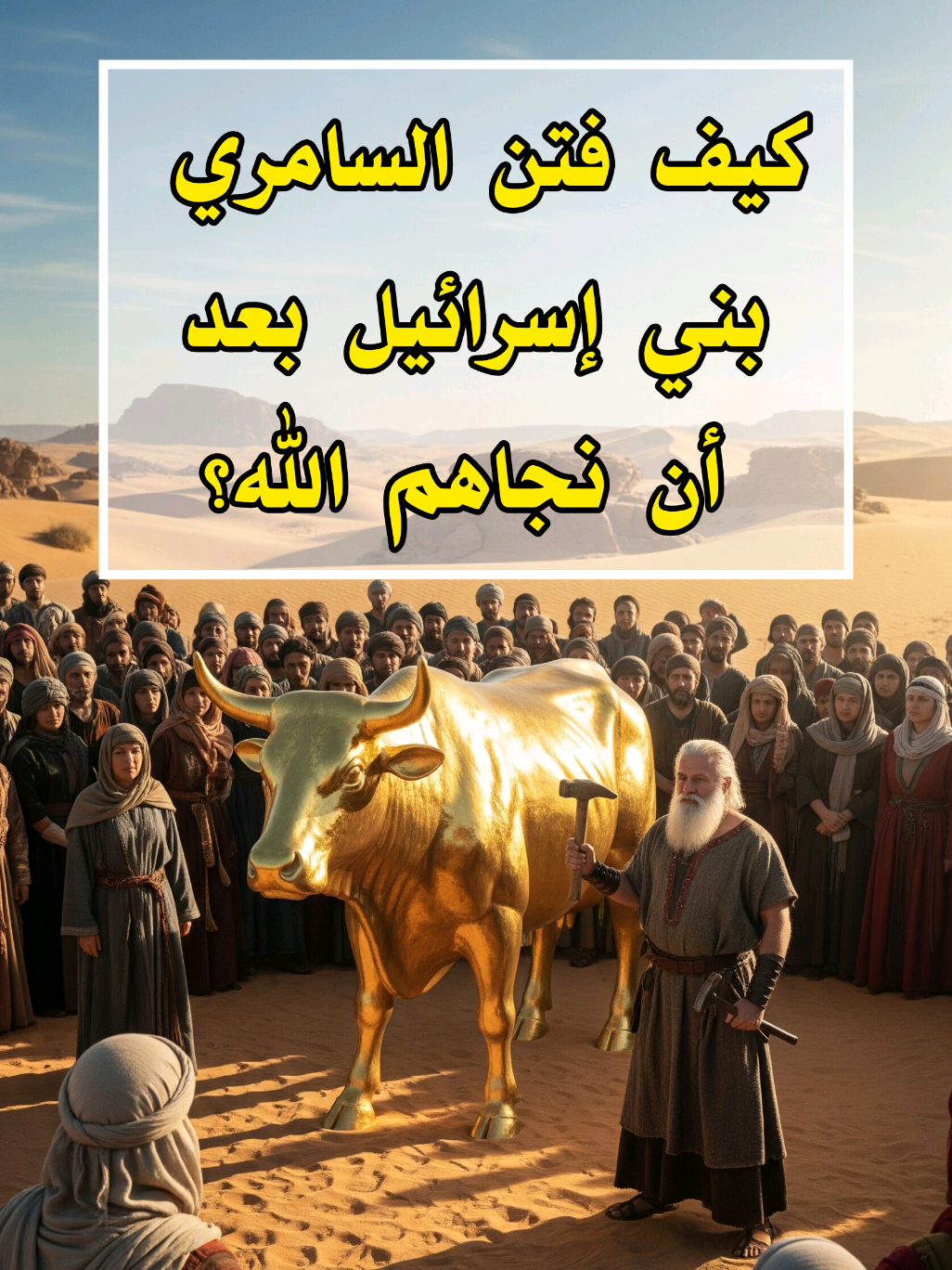كيف فتن السامري بني إسرائيل بعد أن نجاهم الله؟ #الأنبياء #معلومات_دينيه #أسئلة_دينية #معلومات_دينية #رسول_الله_صلى_الله_عليه_وسلم 