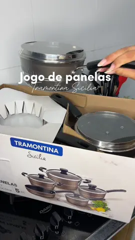 Tô apaixonada nessa panelas🥹😍 #jogodepanelas #panelas #donadecasa #receita #conquista 