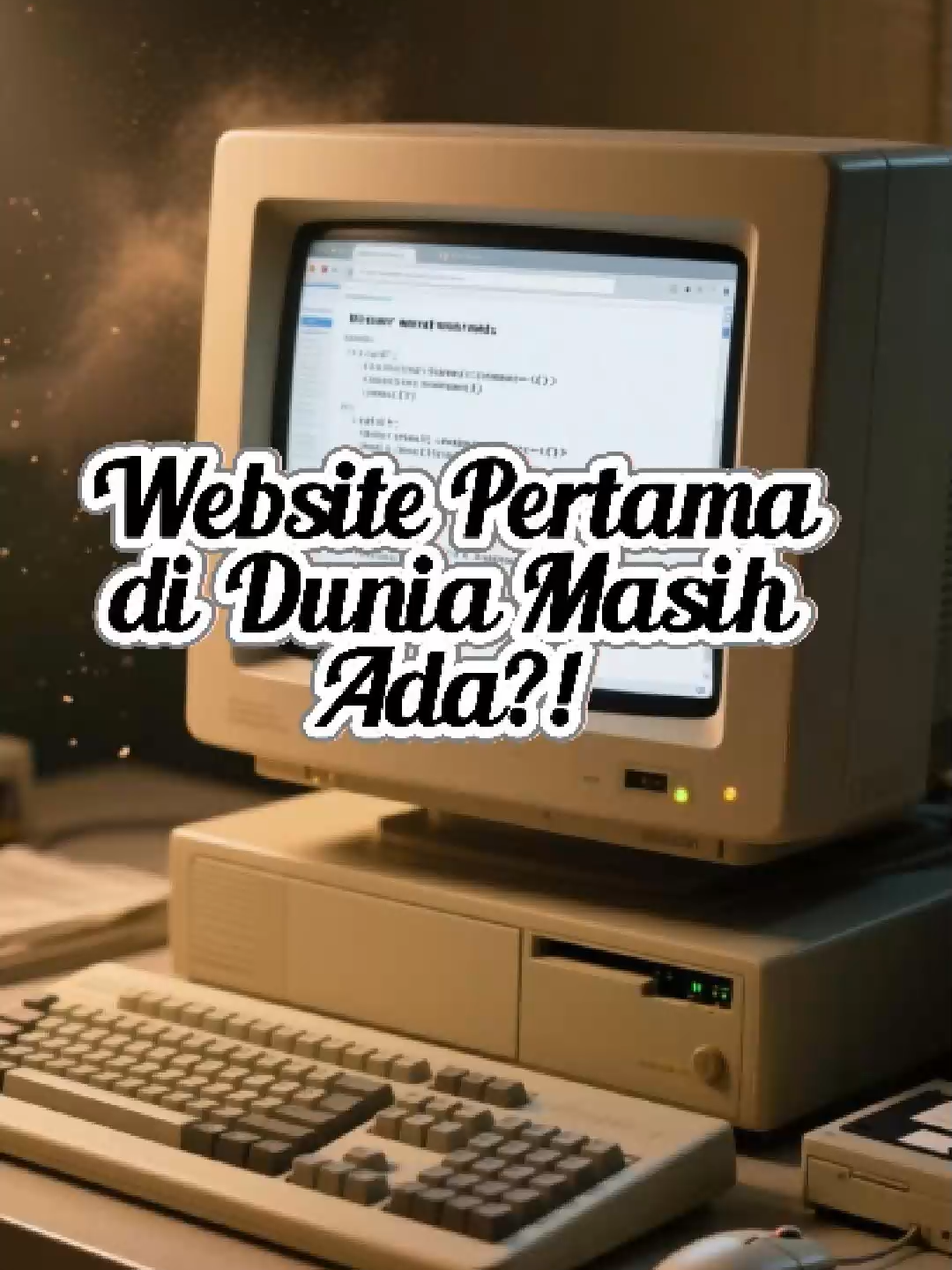 Website Pertama di Dunia Masih Ada?! 🤯#FaktaUnik #SejarahInternet #WebsitePertama #TimBernersLee #TechHistory #FaktaMenarik #InternetFacts #CERN #SejarahTeknologi #WorldWideWeb Pada tahun 1991, Tim Berners-Lee membuat situs web pertama di dunia di CERN, Swiss. Isinya cuma teks hitam di layar putih, menjelaskan apa itu World Wide Web. Tanpa gambar, tanpa desain keren — tapi dari sinilah miliaran website lahir. Yang keren, situs ini masih bisa kamu buka di info.cern.ch!