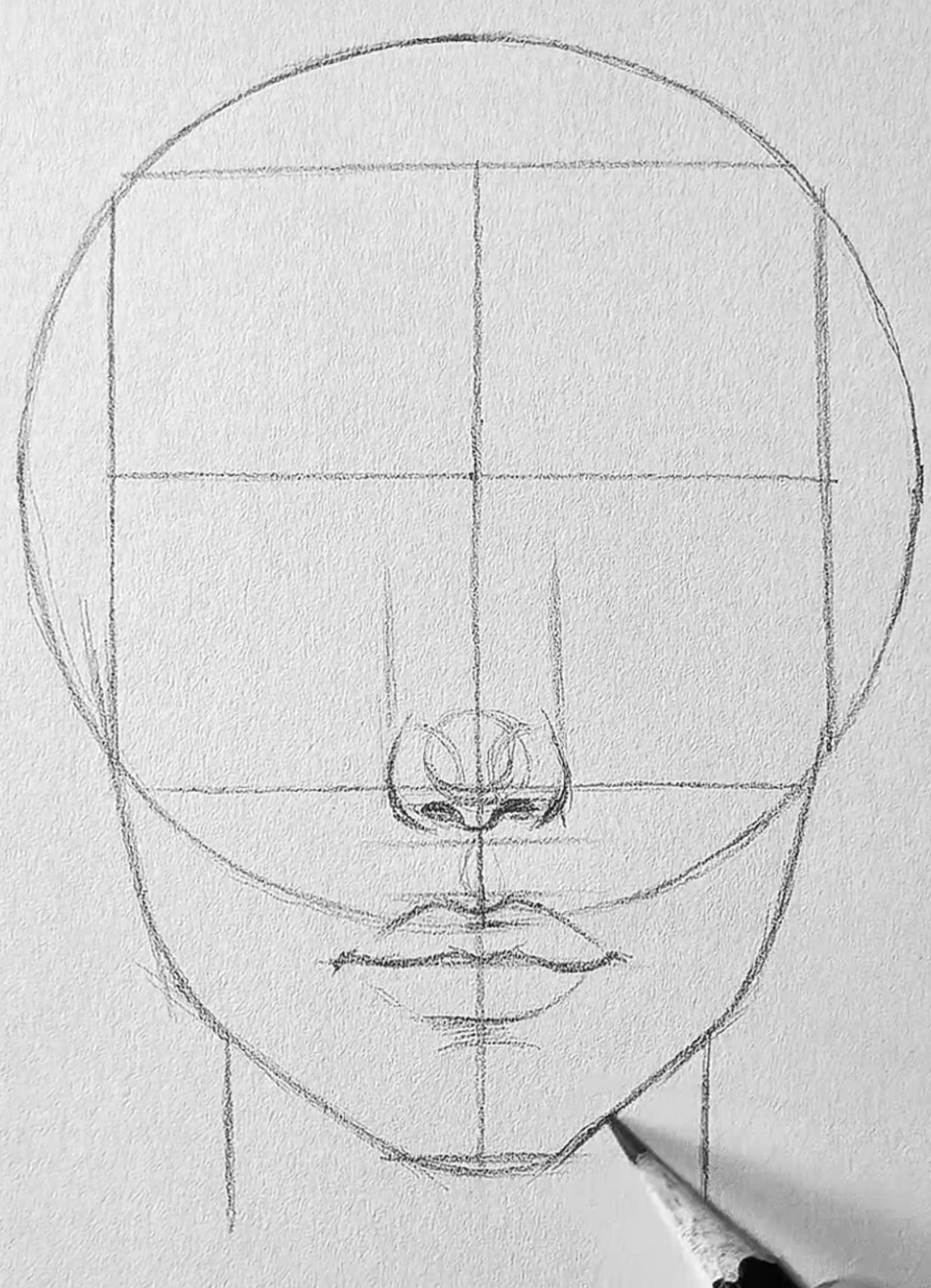 Como Desenhar um Rosto Passo a Passo  #DesenhoTikTok #ArteNoPapel #DesenhoFácil #PassoAPassoDesenho #DesenhoParaIniciantes 