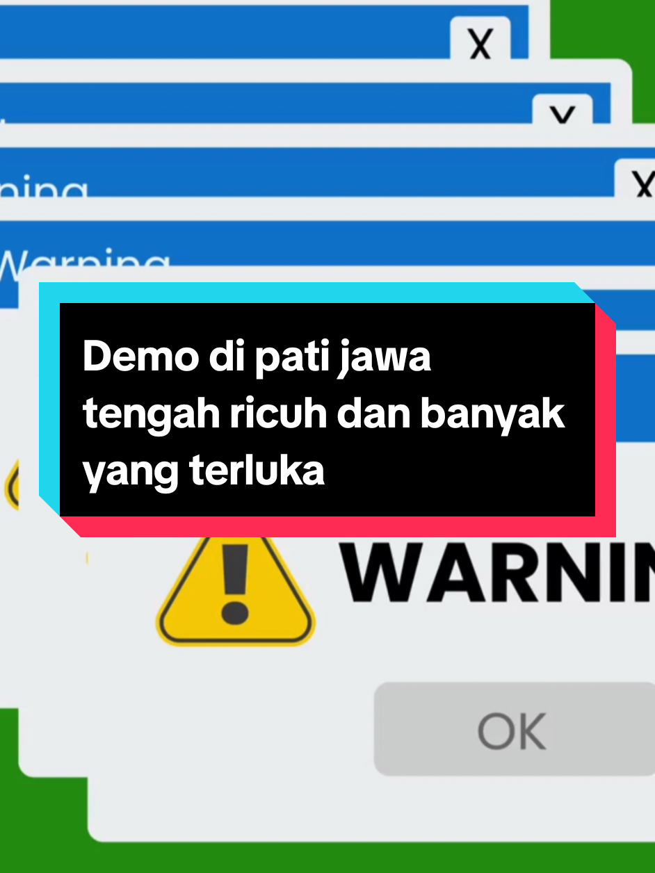 Demo di pati jawa tengah ricuh dan banyak yang terluka #tiktoknews #beritaterkini #beritaviral #bupatipati #demopati 