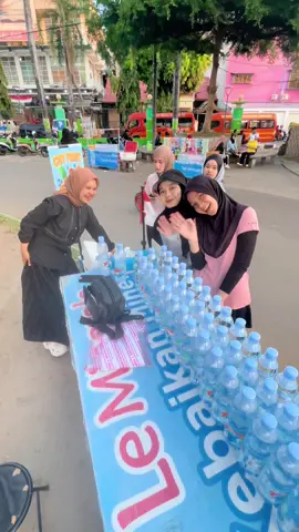 Ada manis manis nya  #leminerale #parepare #Running #waterstation 