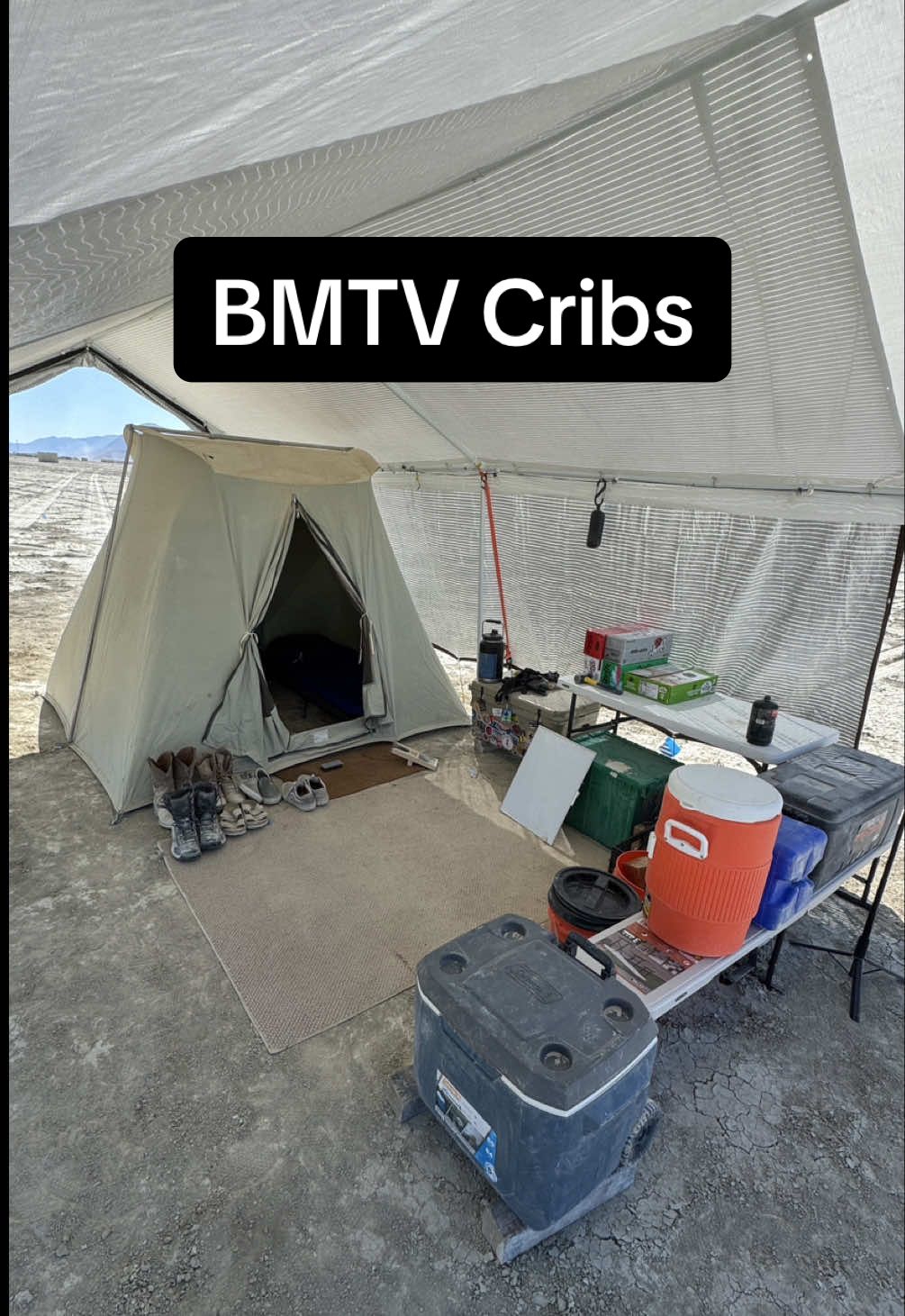 My home for the next 2.5 weeks #burningman2025  . Views are my own