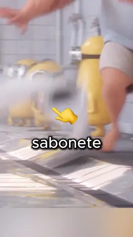 Ele jogou o sabonete de propósito #minions #curiosidades #desenho #filmes #cinema 