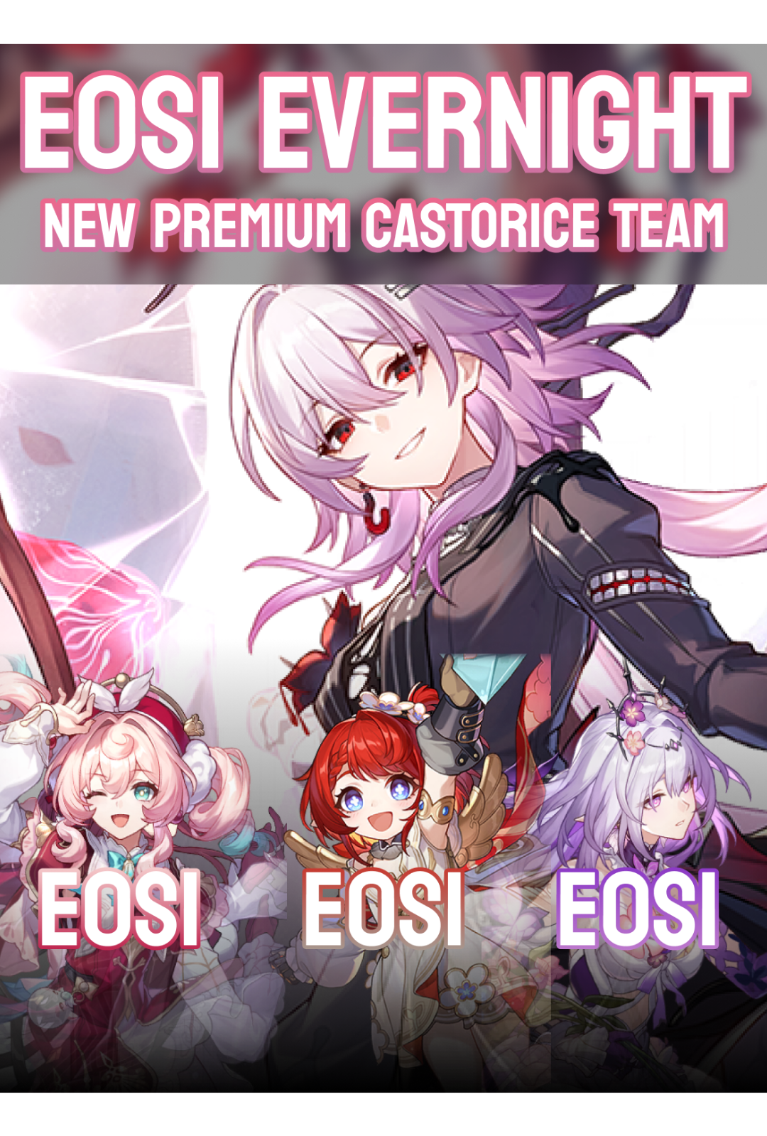 Finally I'm back, let's gooo! [HSR 3.6v1] Castorice E0S1, Evernight E0S1, Tribbie E0S1, Hyacine E0S1, 3.6 MoC Upper Half 0-cycle . . . #hsr #honkai #HonkaiStarRail #evernight #castorice 
