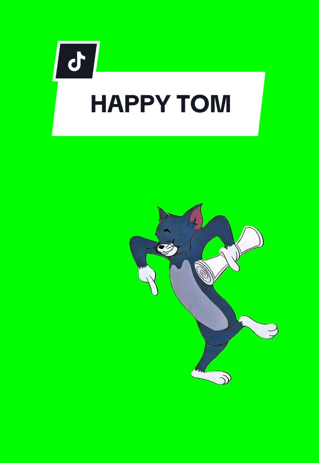 #CapCut HAPPY TOM #greenscreen #tomandjerry #fyp #meme 