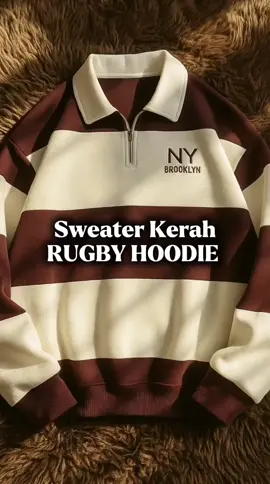 Sweater Rugby Hoodie salur terbaru sweater kerah CREWNECK NY BRKLYN pria wanita Fleece Panjang Biru Hitam Navy Muda Polo Ukuran 号 Flash Sale Berakhir dalam 05:33:35#belilokal#sweater#rekomendasi#fypシ゚ 