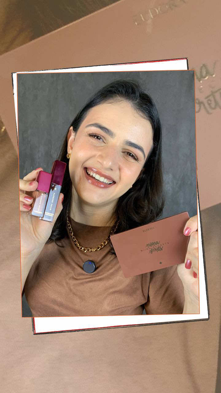 Qual seu produto preferido dessa coleção? • Pallete de Sombras Neutrals; • Máscara de Cílios Super Brown; • Gloss Crystal Cream; • Batom Líquido Skinny Matte . Adquira qualquer um desses itens pelo link Eudora aqui do meu perfil🤎 @eudora   #NiinaNeutrals #NiinaSuperBrown #NiinaSkinnyMatte #NiinaGlossCrystal #NiinaSecretsInflus 